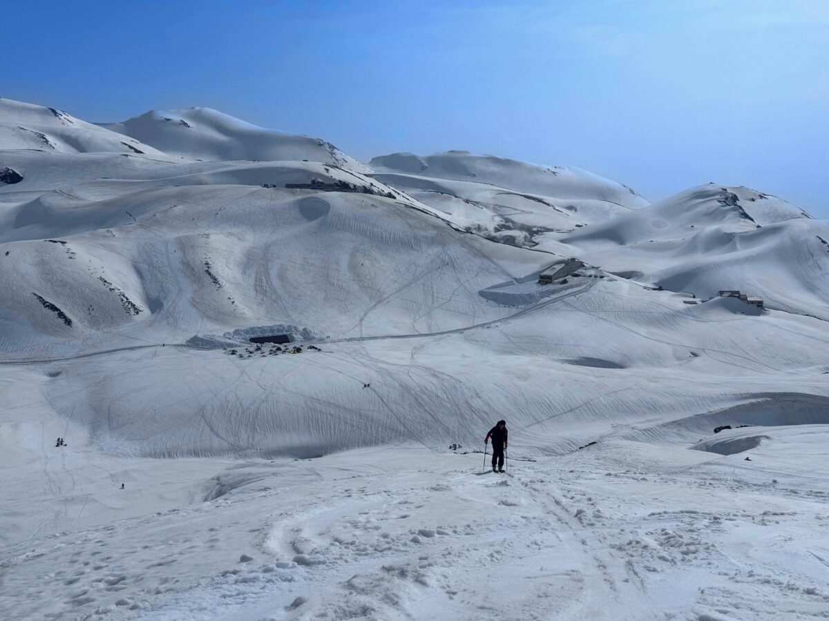 立山バックカントリーの様子